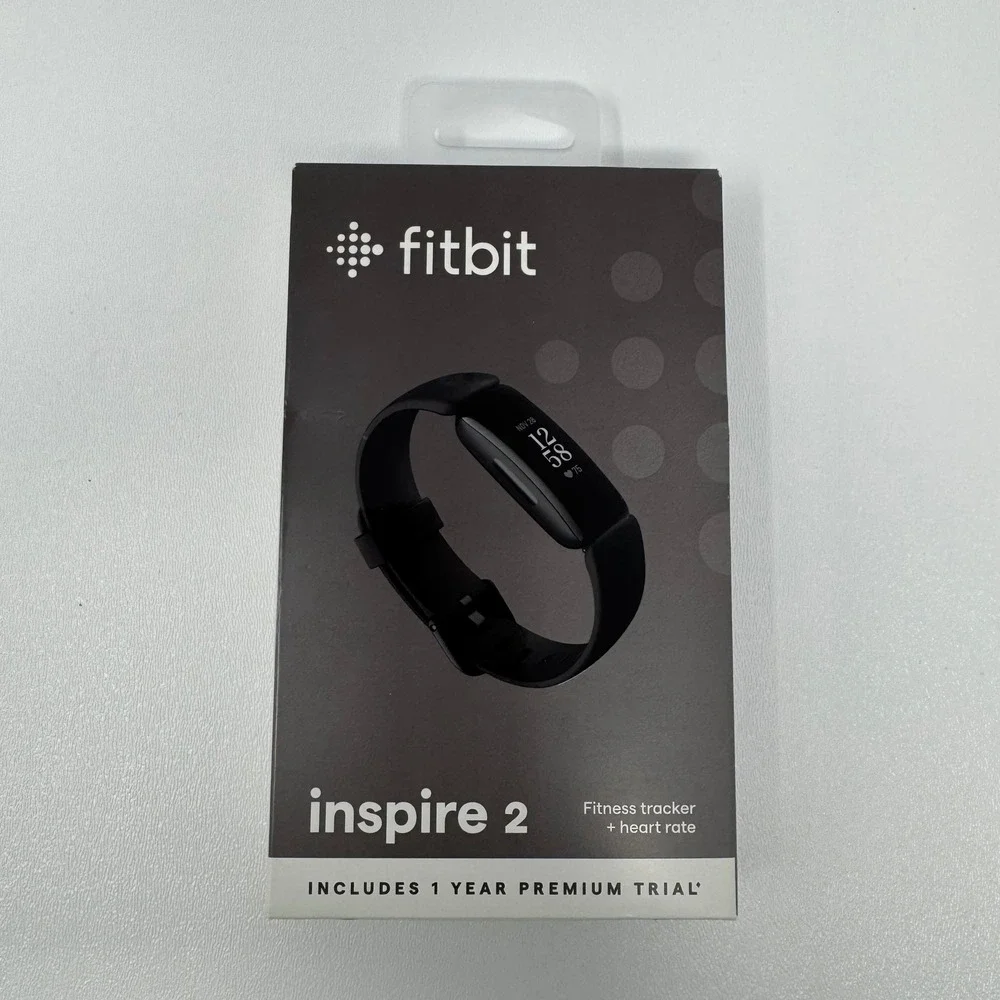 Fitbit Inspire 2 Health Fitness Tracker Heart Rate Black FB418BKBK NIB